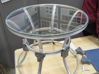 picture of Table Made From Recycled Bike Parts