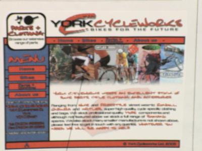 picture of Website for Bike Shop