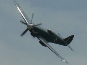 Spitfire fly past