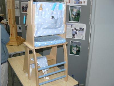 Amy Bond's chair/cooking aid, Overall Winner, Engineering Inspirations 2011